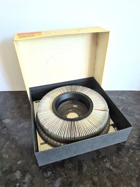 Vintage Kodak Slides, 140 Slides In Kodak Carousel Transvue 140 Slide Tray
